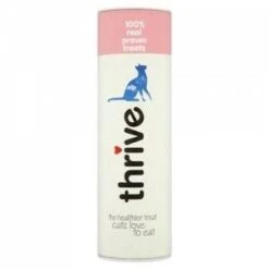12 X Thrive Cat Treats 100% Shrimp 15g