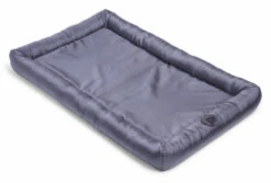 Petface Water Resistant Memory Foam Bolster Mat Grey