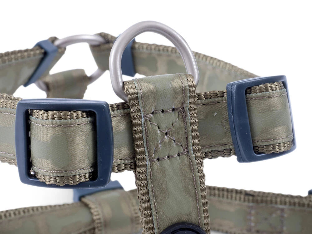 Petface Country Green Tonal Bones Dog Harness 13 Petface Country Green Tonal Bones Dog Harness - Image 11