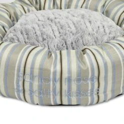 Petface Sandpiper Stripe Round Bed -PetJoy Shop 5d66989a3d8df2.93021403