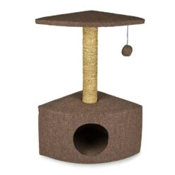 Petface Brown Corner Cat Scratcher -PetJoy Shop 5d669b78bd9c64.01089696