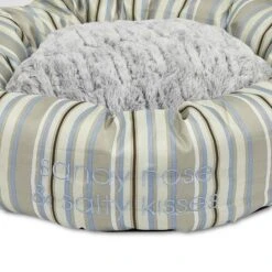 Petface Sandpiper Stripe Round Bed -PetJoy Shop 5d66a123500cf2.30546091