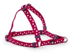 Petface Cherry/White Dots Dog Harness