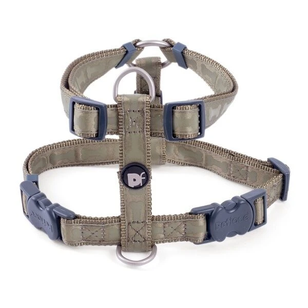 Petface Country Green Tonal Bones Dog Harness 4 Petface Country Green Tonal Bones Dog Harness - Image 2