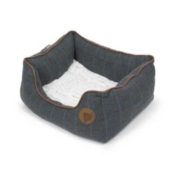 Petface Twilight Tweed Square Bed -PetJoy Shop 61405b84638498.85188369