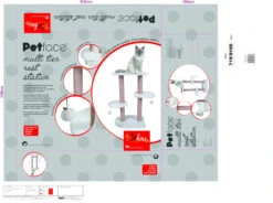 Petface Multi Tier Rest Station Cream -PetJoy Shop 61645ad4370044.91424128