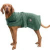 Danish Design Dog Towel Drying Coat Green -PetJoy Shop 63743