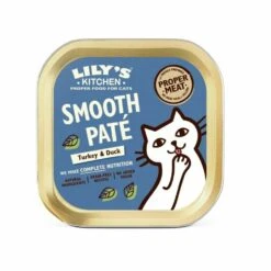 19 X 85g Lily's Kitchen Smooth Pate Turkey & Duck Cat Food