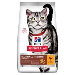Hill's Science Plan Adult Hairball & Indoor Feline Cat Chicken -PetJoy Shop 647037