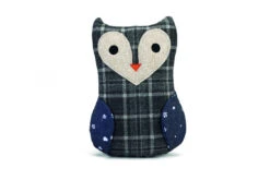 Designed By Lotte Textile Dog Toy Ully Owl Grey 23.5cm