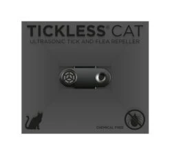 Tickless Cat Black Ultrasonic Tick & Flea Repeller