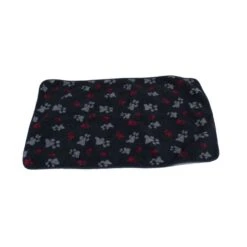 AniMate Blanket Navy Paw Medium