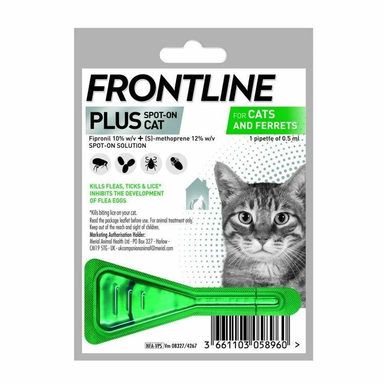 Frontline Plus Spot On Cat 3 Frontline Plus Spot On Cat