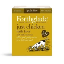 18 X 395g Forthglade Just Chicken With Liver Wet Dog Food