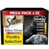 SHEBA Select Slices Cat Trays Poultry Collection In Gravy 32 Pack 1 SHEBA Select Slices Cat Trays Poultry Collection In Gravy 32 Pack -PetJoy Shop 793680