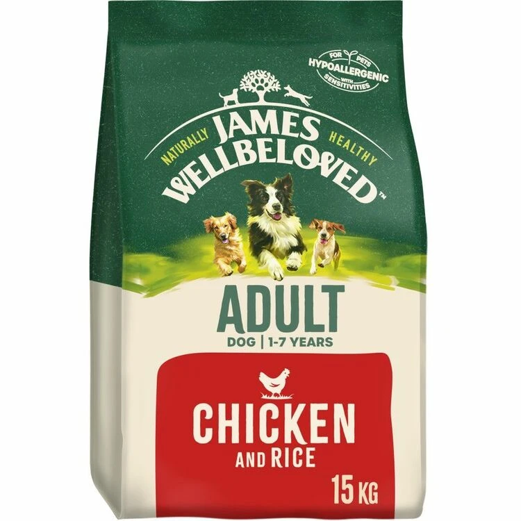 James Wellbeloved Dog Food Adult With Chicken And Rice 3 James Wellbeloved Dog Food Adult With Chicken And Rice