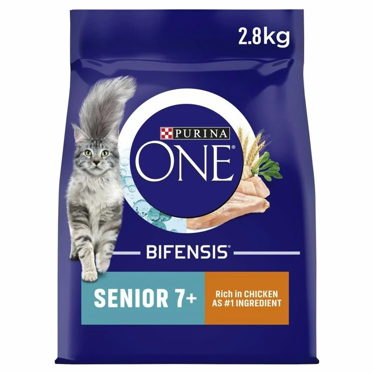 Purina One Senior 7+ Dry Cat Food Chicken 2.8kg 3 Purina One Senior 7+ Dry Cat Food Chicken 2.8kg