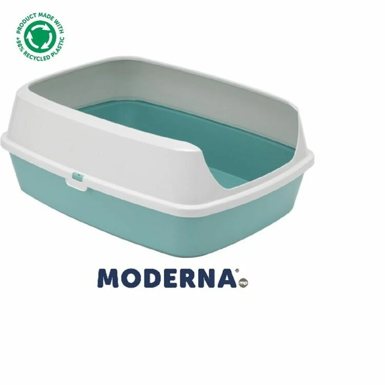 Moderna Maryloo Rim Aquarelle Cat Litter Tray 3 Moderna Maryloo Rim Aquarelle Cat Litter Tray