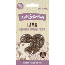 10 X 100g Rosewood Leaps & Bounds Lamb Grain Free Training Treats