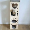 Rosewood Solid Wood Sleeper Caves Cat Activity Tower -PetJoy Shop Cat 12