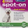 Johnson's 4fleas Spot-On Dual Action For Small Dogs - 4 To 10kg - 2 Treatments 1 Johnson's 4fleas Spot-On Dual Action For Small Dogs - 4 To 10kg - 2 Treatments -PetJoy Shop D042.jpeg 1