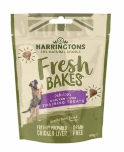 9 X 100g Harringtons Fresh Bakes Chicken Liver Grain Free Training Treats