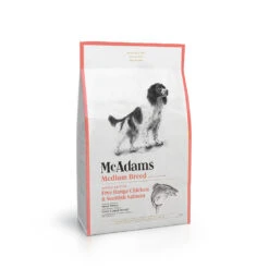 McAdams Free Range Chicken & Salmon Medium Breed Dry Dog Food 6 McAdams Free Range Chicken & Salmon Medium Breed Dry Dog Food -PetJoy Shop MBCS D05