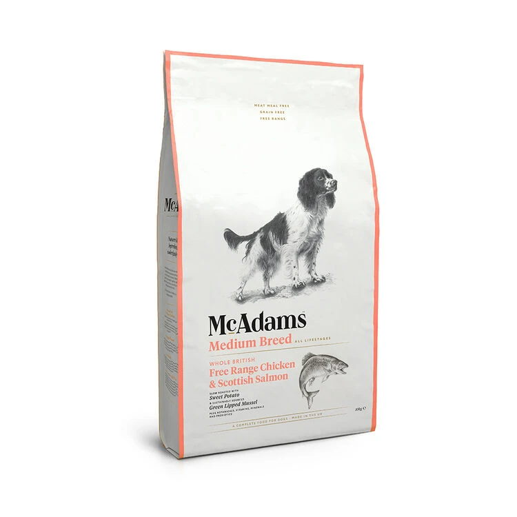 McAdams Free Range Chicken & Salmon Medium Breed Dry Dog Food 5 McAdams Free Range Chicken & Salmon Medium Breed Dry Dog Food - Image 3