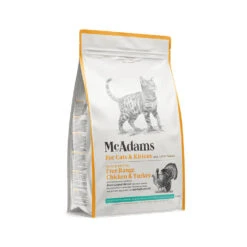 McAdams British Free Range Chicken With Free Range Turkey Dry Cat Food