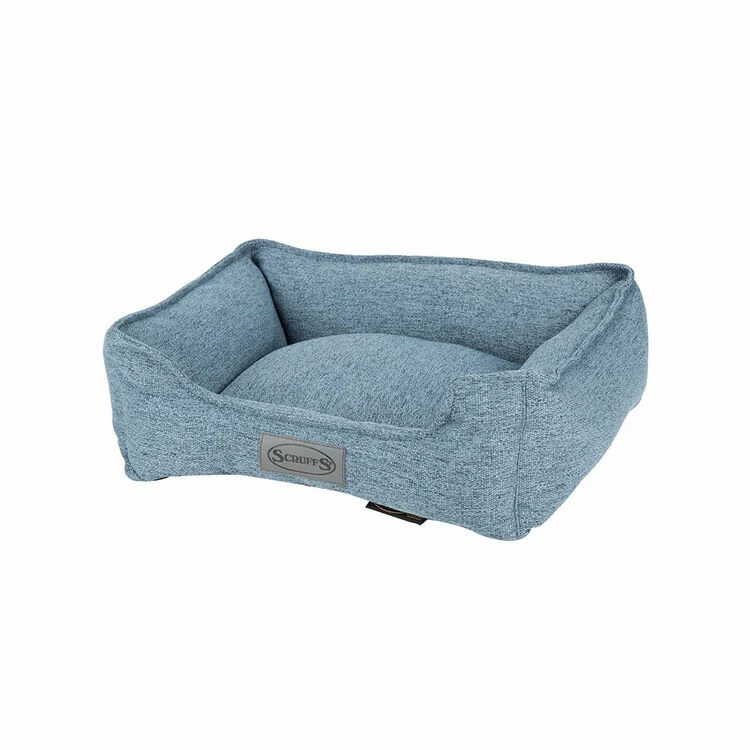 Scruffs® Manhattan Box Dog Bed - Denim Blue 3 Scruffs® Manhattan Box Dog Bed - Denim Blue