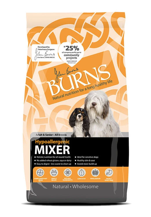 Burns Hypoallergenic Natural Mixer 2kg 3 Burns Hypoallergenic Natural Mixer 2kg
