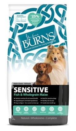 Burns Sensitive Fish And Wholegrain Maize -PetJoy Shop Sensitive Fish 12kg