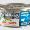 24 X 85g Almo Nature Holistic Sterilised With Trout Cat Food