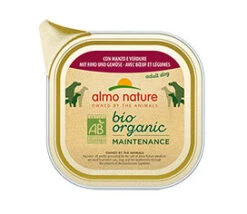 9 X Almo Nature Bio Organic Maintenance With Beef And Vegetables 300g