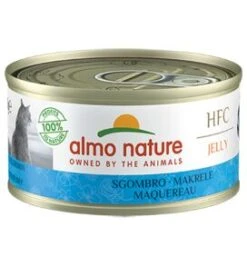 24 X Almo Nature HFC Jelly Mackerel Adult Cat Food 70g