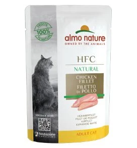 24 X Almo Nature HFC Natural Chicken Fillet Cat Food 55g 3 24 X Almo Nature HFC Natural Chicken Fillet Cat Food 55g