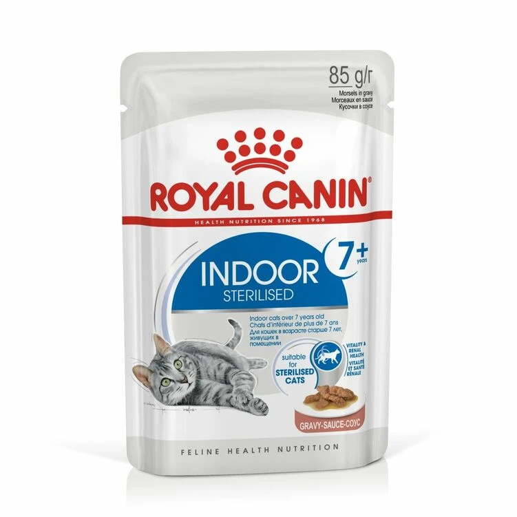ROYAL CANIN® Indoor Sterilised 7+ In Gravy Adult Wet Cat Food 5 ROYAL CANIN® Indoor Sterilised 7+ In Gravy Adult Wet Cat Food - Image 3