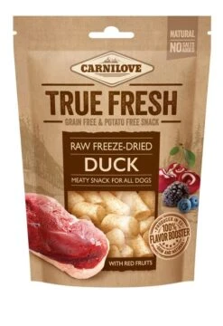 Carnilove Raw Freeze Dried Duck With Red Fruits Dog Treats