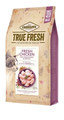 Carnilove True Fresh Chicken Dry Cat Food 5 Carnilove True Fresh Chicken Dry Cat Food -PetJoy Shop ctfc chicken 12C8kg 3d