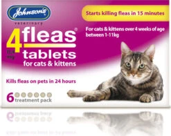 Johnson's 4fleas Tablets - Cats And Kittens - 6 Treatments