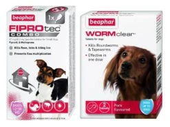 Beaphar Dog Flea, Tick + Worming Bundle