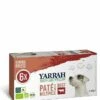 24 X Yarrah Organic Dog Grain Free Pate Beef 150g -PetJoy Shop dog multipack beef2 1