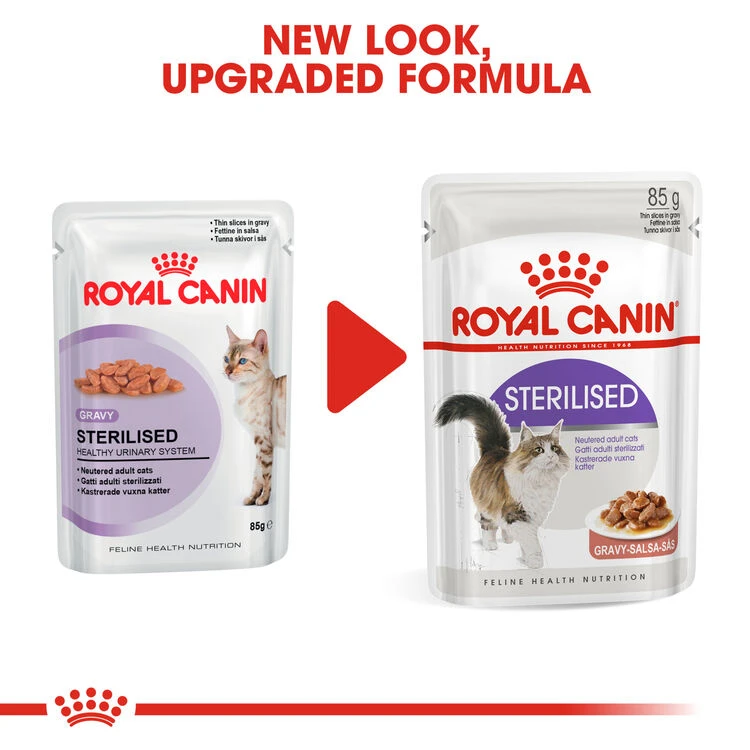 ROYAL CANIN® Sterilised In Gravy Adult Wet Cat Food 5 ROYAL CANIN® Sterilised In Gravy Adult Wet Cat Food - Image 3
