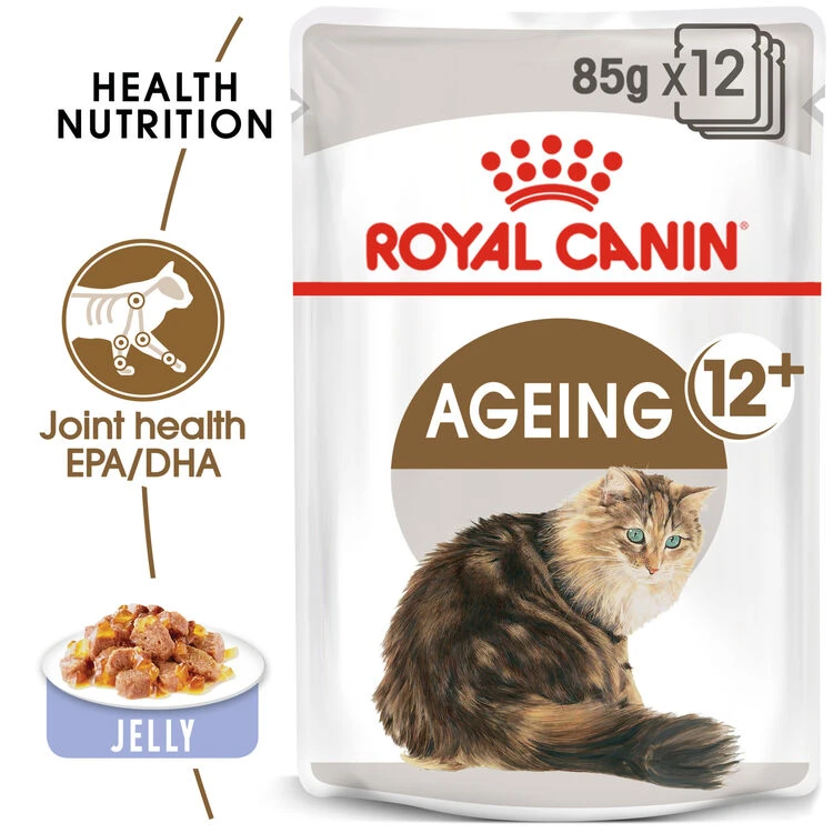 ROYAL CANIN® Ageing 12+ In Jelly Senior Wet Cat Food 4 ROYAL CANIN® Ageing 12+ In Jelly Senior Wet Cat Food - Image 2