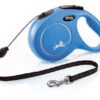 Flexi New Classic Retractable Cord Lead Blue 2 Flexi New Classic Retractable Cord Lead Blue -PetJoy Shop flexiNewClassicMCord8mblue