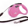 Flexi New Classic Retractable Cord Lead Pink 1 Flexi New Classic Retractable Cord Lead Pink -PetJoy Shop flexi new classic m cord 5m pink