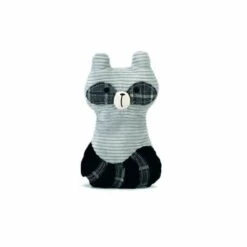 Beeztees Designed By Lotte Textile Dog Toy Lirca Raccoon Grey 25.5cm