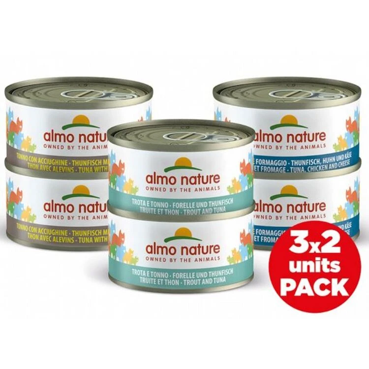 108 X Almo Nature Multipack Assorted Tuna Recipes 70g 3 108 X Almo Nature Multipack Assorted Tuna Recipes 70g