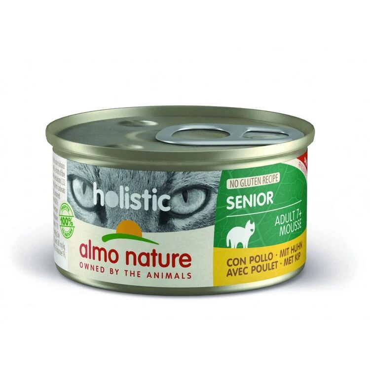 24 X 85g Almo Nature Holistic Adult +7 Wet With Chicken Cat Food 3 24 X 85g Almo Nature Holistic Adult +7 Wet With Chicken Cat Food
