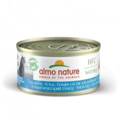 24 X Almo Nature HFC Natural Atlantic Tuna Adult Cat Food 70g